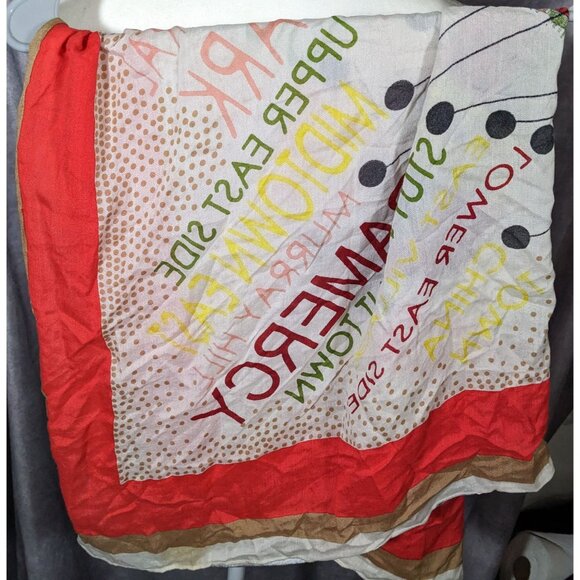 Madewell New York Map Printed Scarf/Shawl - Picture 16 of 16